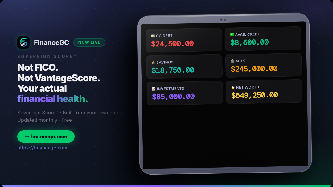 FinanceGC — Sovereign Score