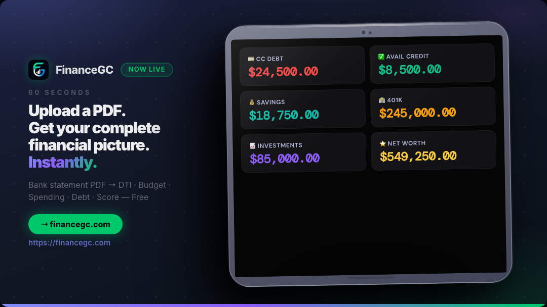 FinanceGC — PDF Import