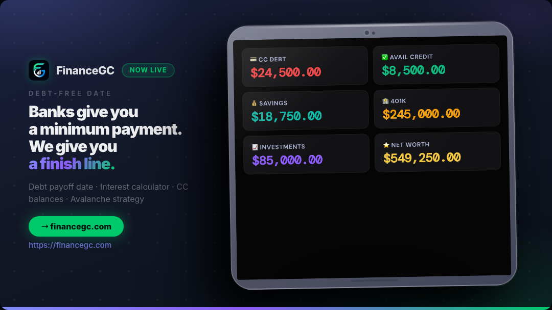 FinanceGC — Debt-Free Date