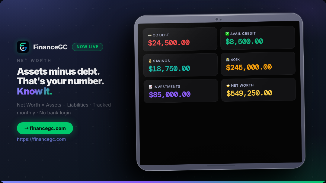FinanceGC — Net Worth